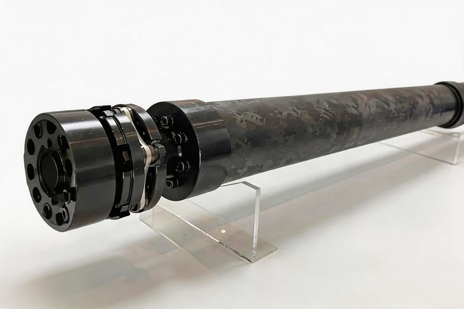 High-performance custom carbon fiber drive shaft assembly - lightweight composite drive shaft for automotive and industrial applications