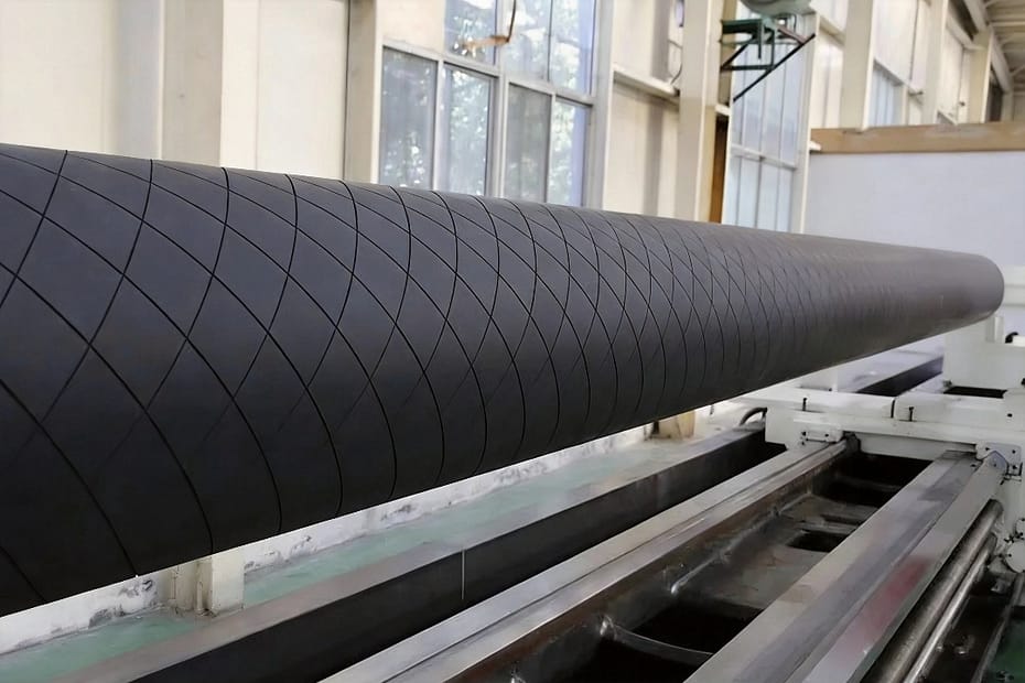 Carbon fiber roller shaft manufacturing process - industrial composite roll for high-performance applications