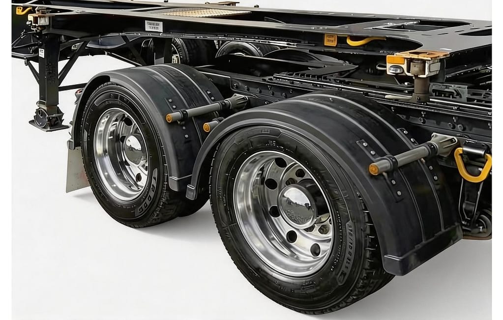 Glass fiber engineering vehicle parts - custom FRP trailer fenders for heavy-duty commercial use