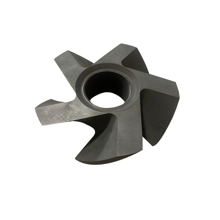 Graphite rotor for metallurgical casting and aluminum degassing