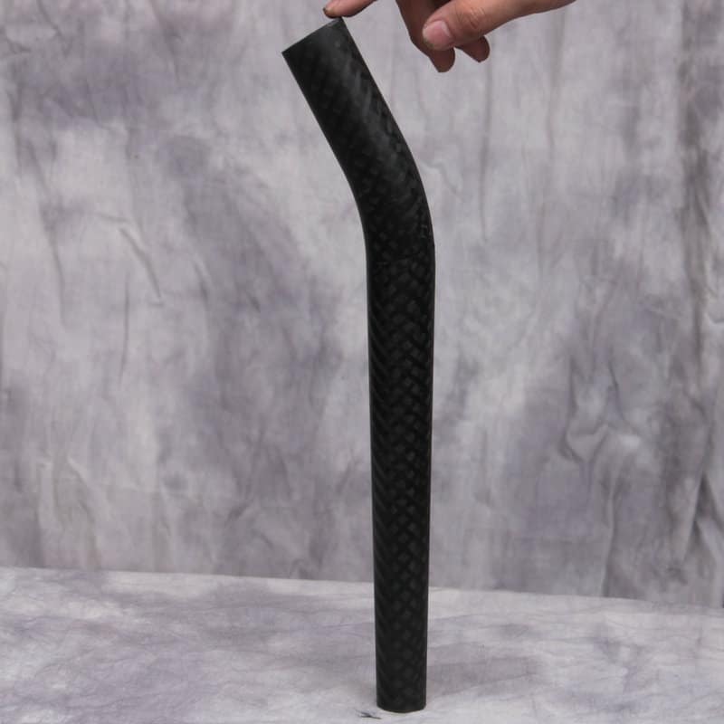 Carbon fiber drone arm elbow pipe – component showcase