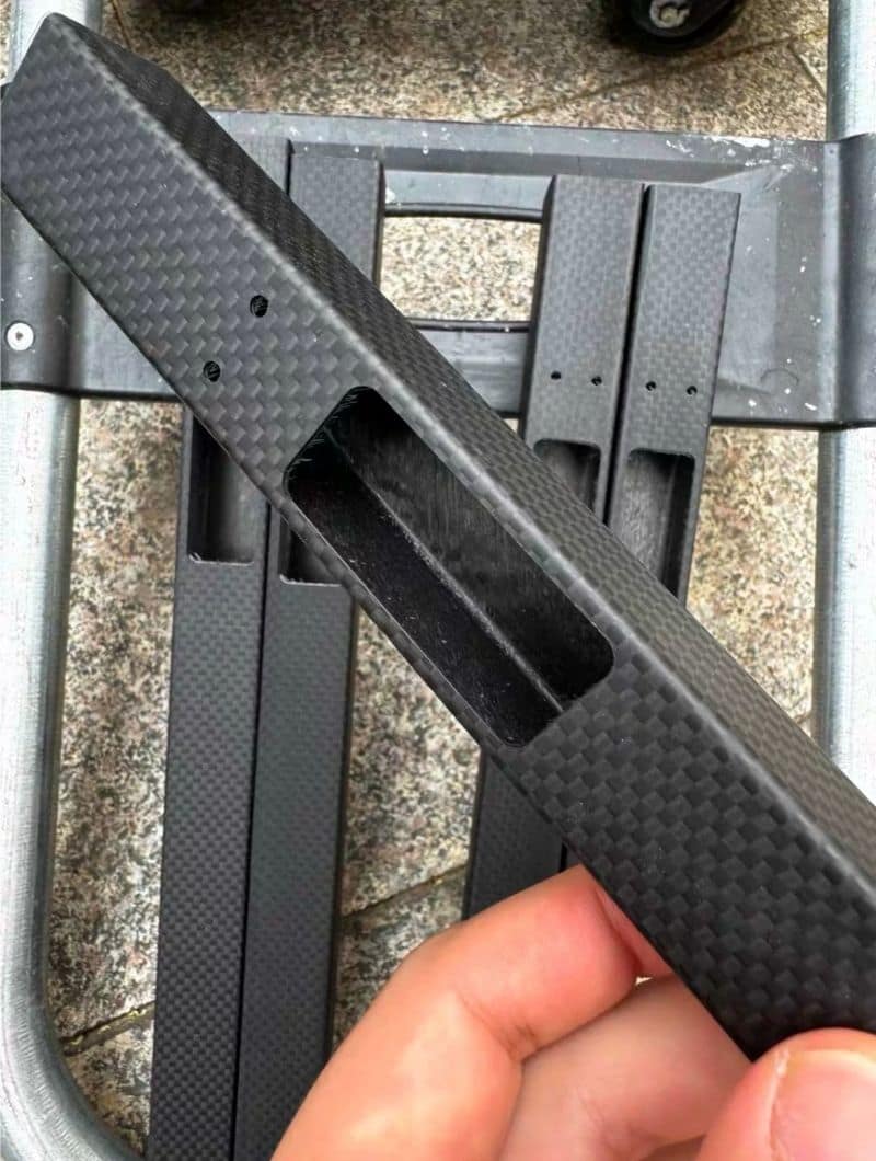 Custom machined square tube